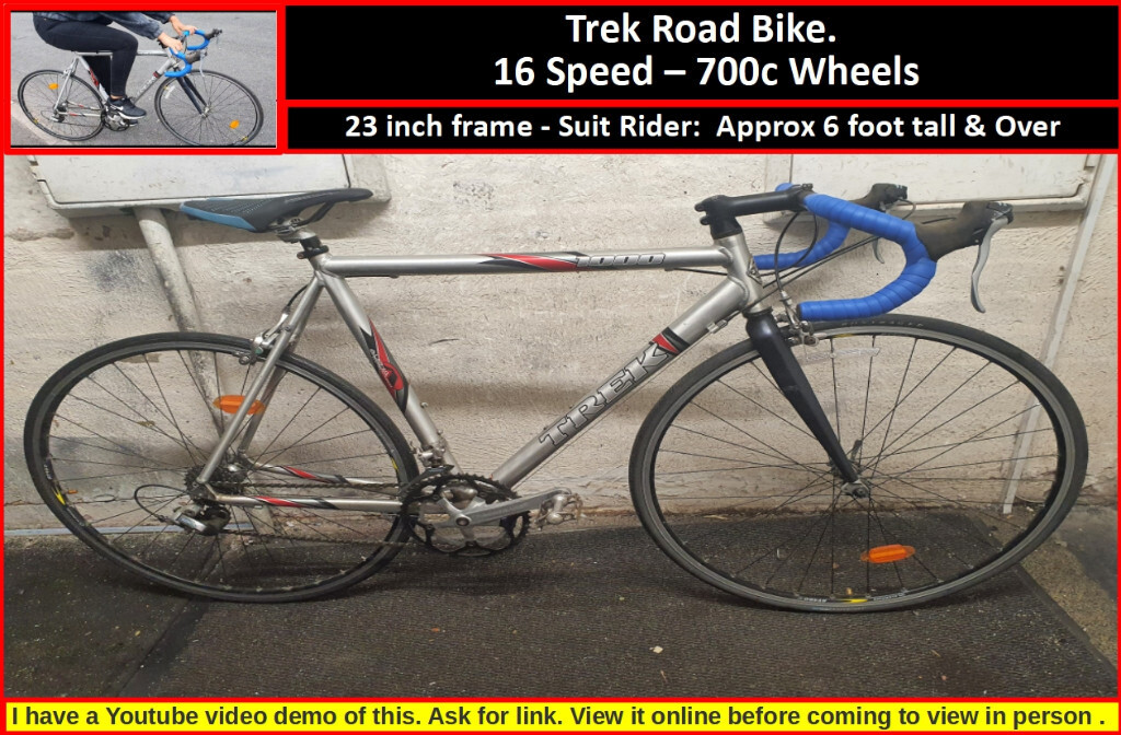 Trek Aluminium Road Bike. 16 speed 